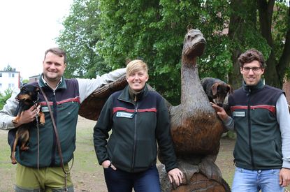 Trainees der Schleswig-Holsteinischen Landesforsten